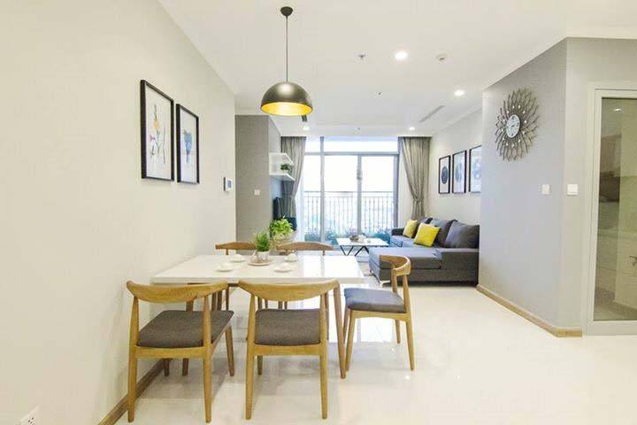 Phòng khách căn hộ 1 phòng ngủ tại Vinhomes Central Park