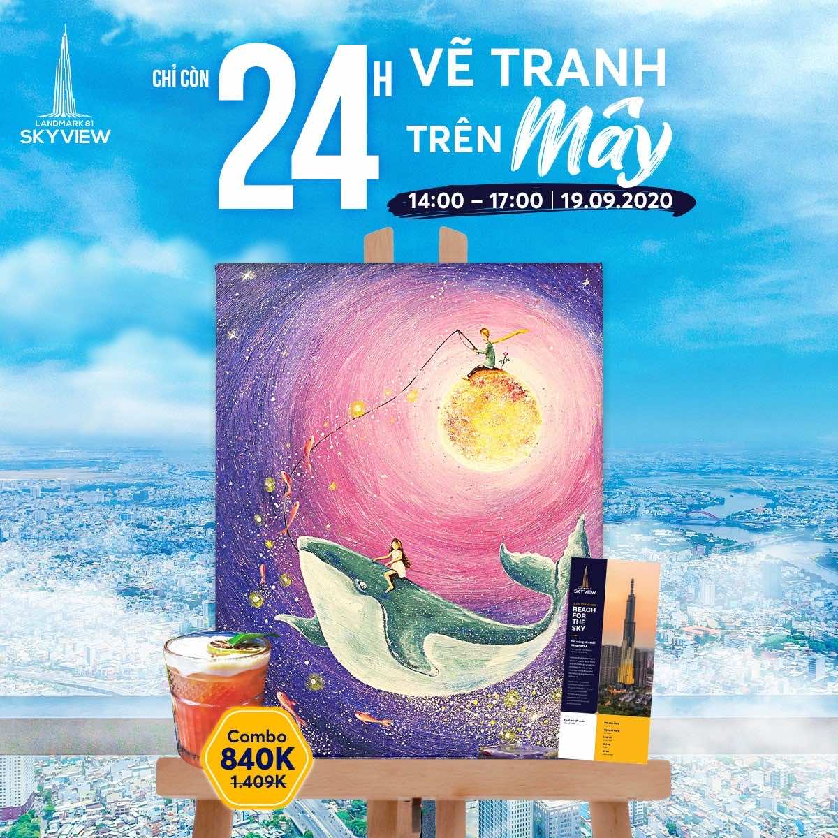 COUNTDOWN 24H - ĐÓN CHỜ SỰ KIỆN VẼ TRANH TRÊN MÂY