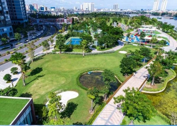 Công viên central park rộng 14ha.