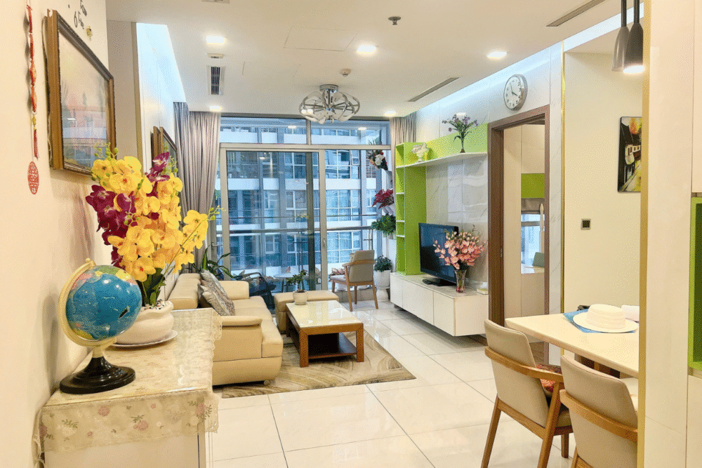 Cần cho thuê căn hộ 2 phòng ngủ toà Park 4 90m2 view sông