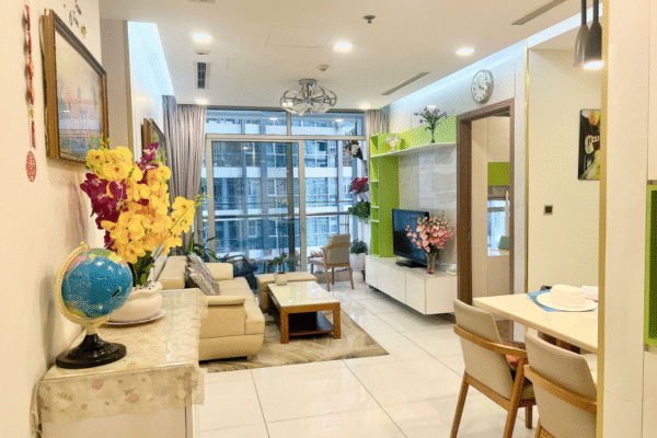 Cần cho thuê căn hộ 2 phòng ngủ toà Park 4 90m2 view sông