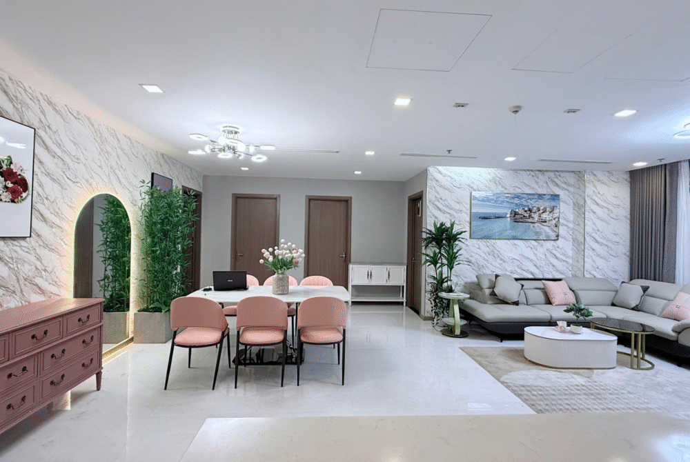 Chính chủ cho thuê căn hộ 4 phòng ngủ Park 2 nội thất xinh yêu hiện đại