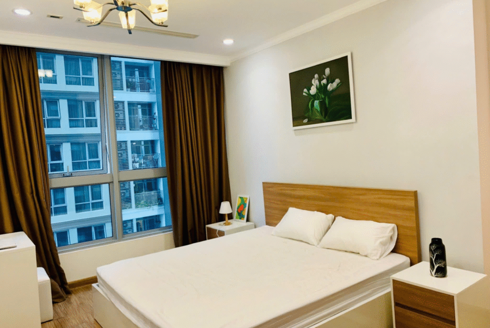 Cho thuê căn hộ 1 phòng ngủ Landmark 4 tầng trung, view Landmark 81