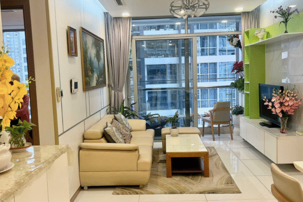 Cần cho thuê căn hộ 2 phòng ngủ toà Park 4 90m2 view sông