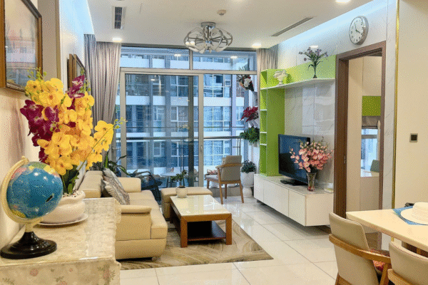 Cần cho thuê căn hộ 2 phòng ngủ toà Park 4 90m2 view sông