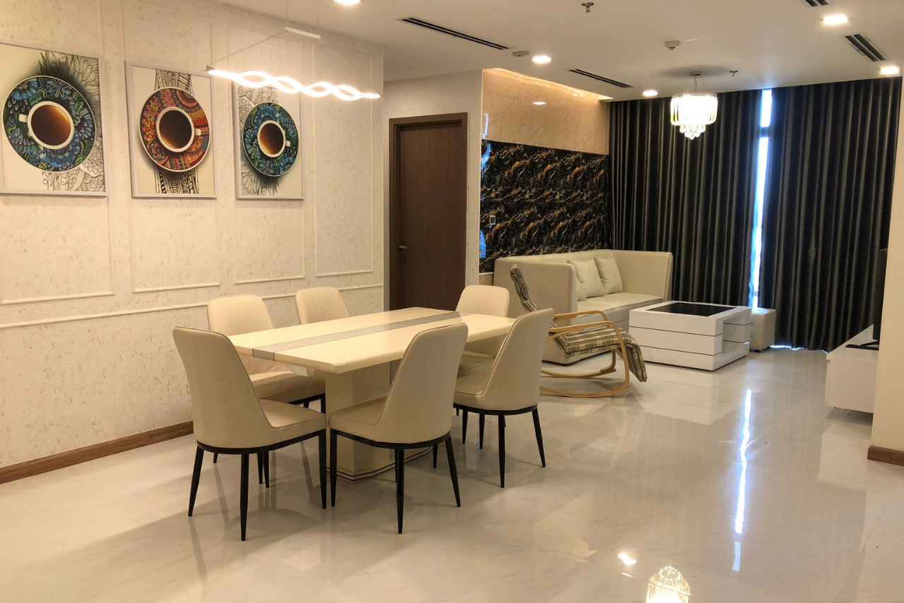 Cho thuê căn hộ 3 phòng ngủ khu Park 1 lầu cao yên tĩnh thoáng mát