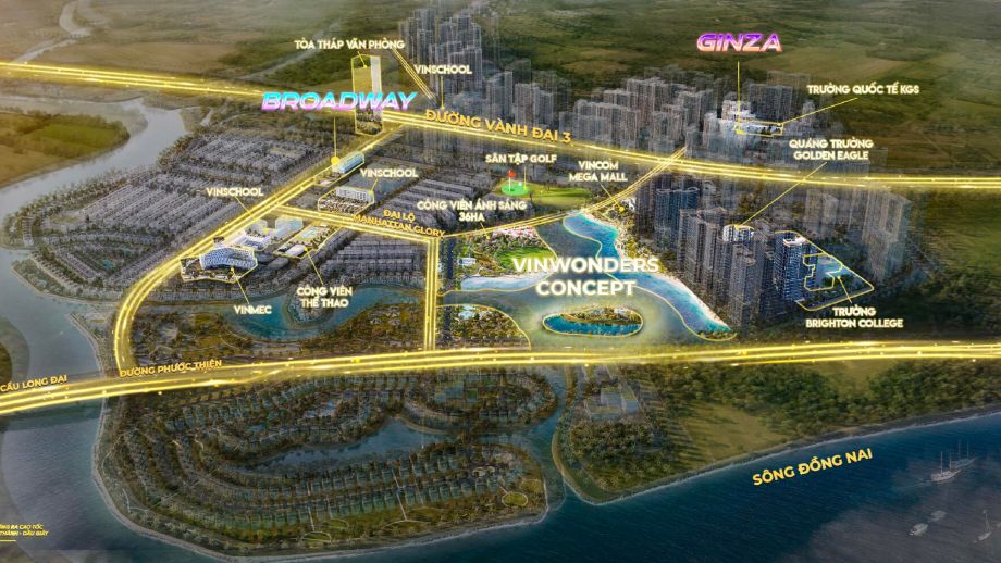 Vị trí shop TMDV Vinhomes Grand Park