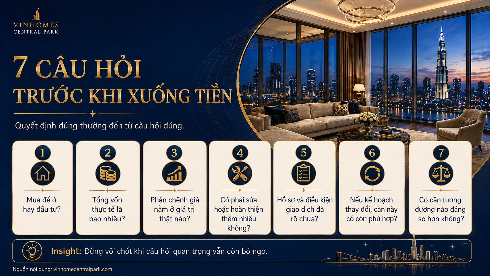 Chi phí và vay mua căn hộ Vinhomes Central Park nên tính trước như thế nào