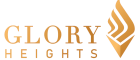 Logo Glory Heights nền đỏ